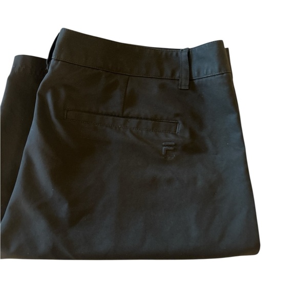 Fila Black Flat Front Athletic Shorts - Picture 5 of 6